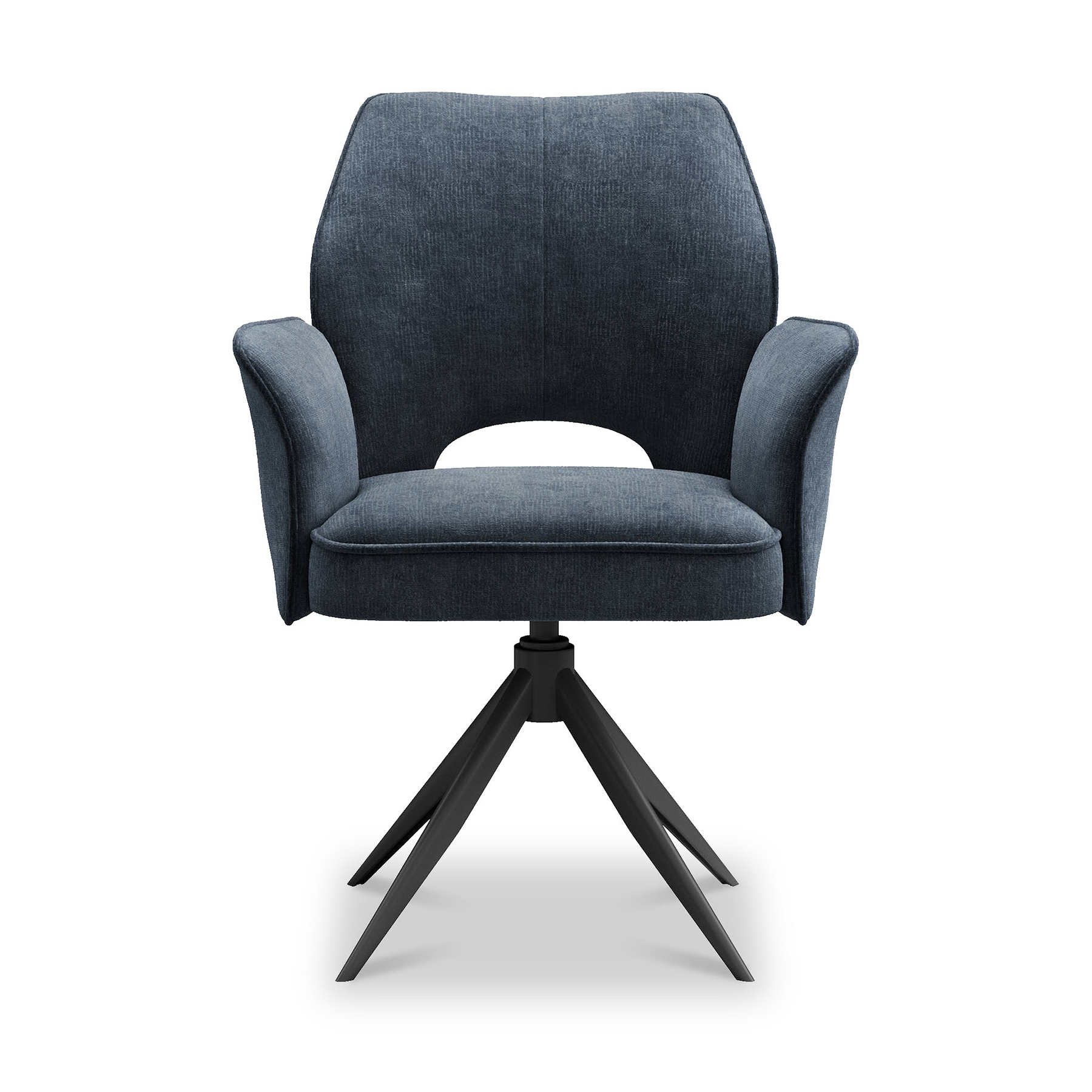 Arlo 360 Swivel Dining Chair Blue from Roseland Furniture