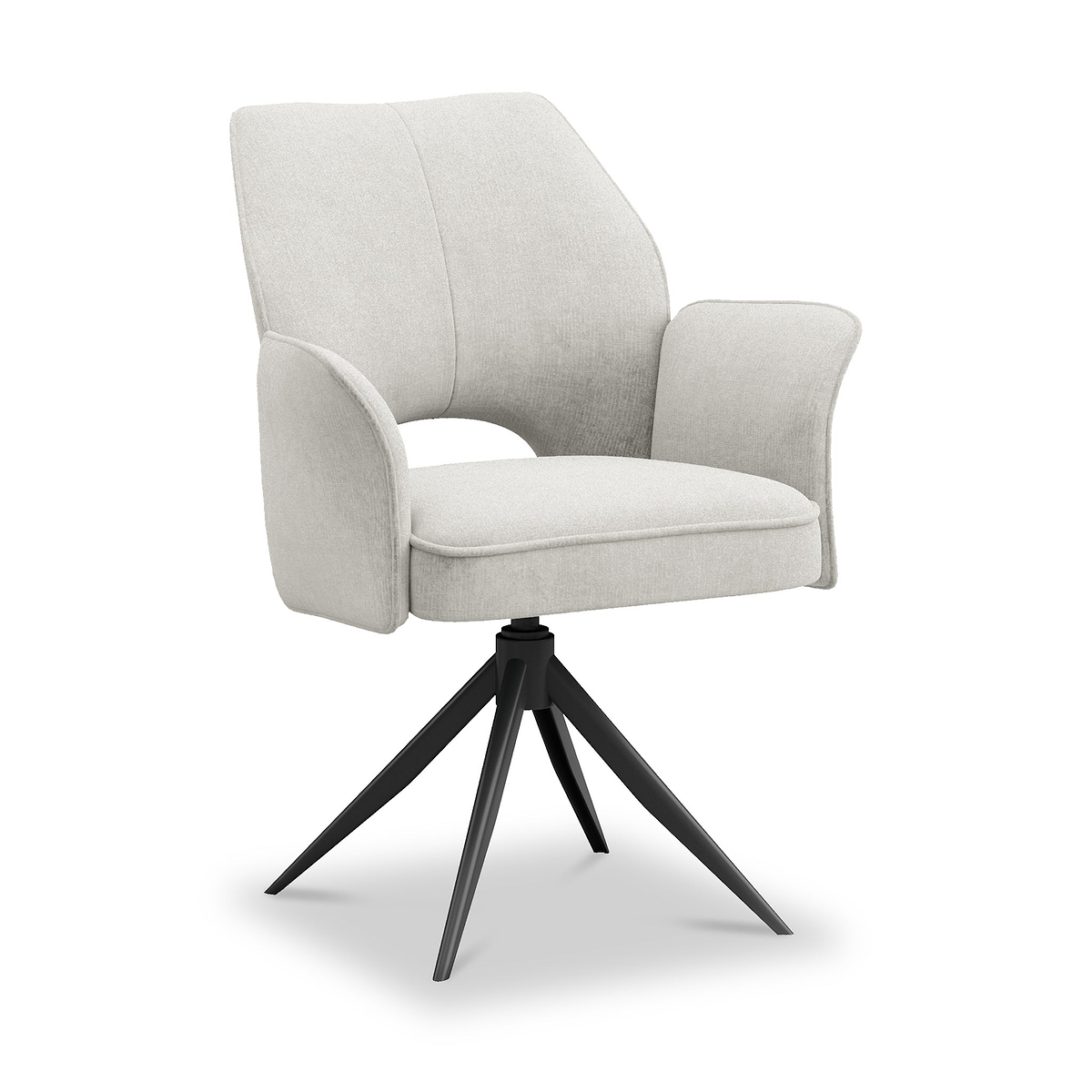 Arlo 360 Swivel Dining Chair Cream from Roseland Furniture