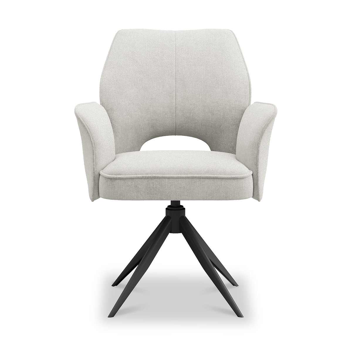 Arlo 360 Swivel Dining Chair Cream from Roseland Furniture