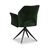 Arlo 360 Swivel Dining Chair Green from Roseland Furniture