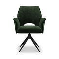 Arlo 360 Swivel Dining Chair Green from Roseland Furniture