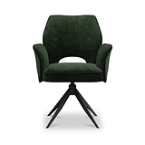Arlo 360 Swivel Dining Chair Green from Roseland Furniture