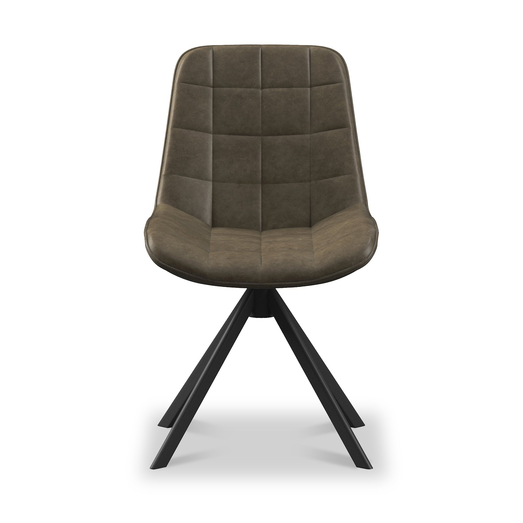 Calver Faux Leather Dining Chair Espresso from Roseland Furniture