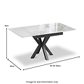 Calista Ceramic 90 120 150cm Extending Dining Table from Roseland Furniture
