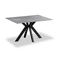 Valmere Ceramic 135cm Dining Table Argentina Grey from Roseland Furniture