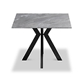 Valmere Ceramic 135cm Dining Table Argentina Grey from Roseland Furniture