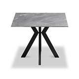 Valmere Ceramic 135cm Dining Table Argentina Grey from Roseland Furniture