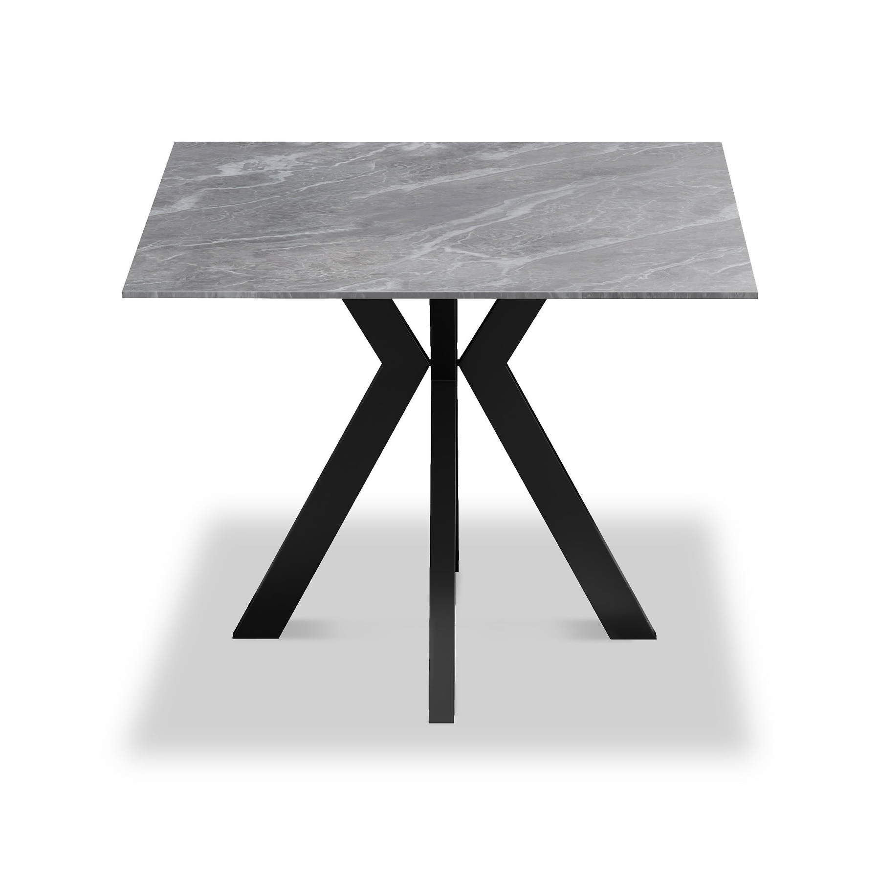 Valmere Ceramic 135cm Dining Table Argentina Grey from Roseland Furniture