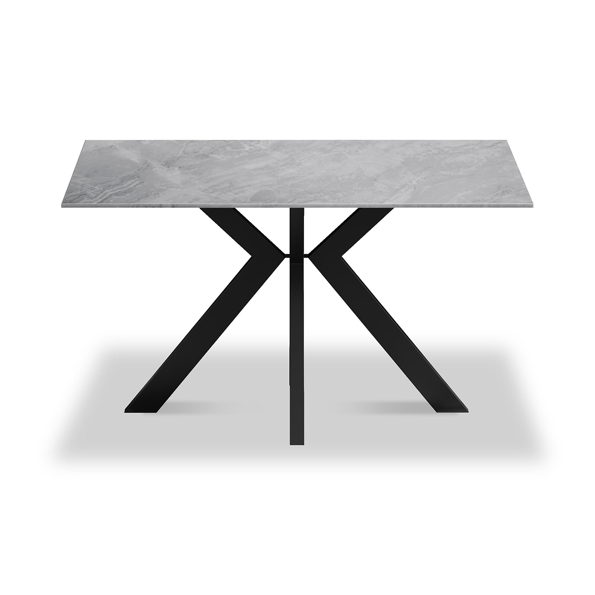 Arvell Pearla Grey Ceramic 135cm Dining Table from Roseland Furniture