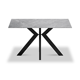 Arvell Pearla Grey Ceramic 135cm Dining Table from Roseland Furniture