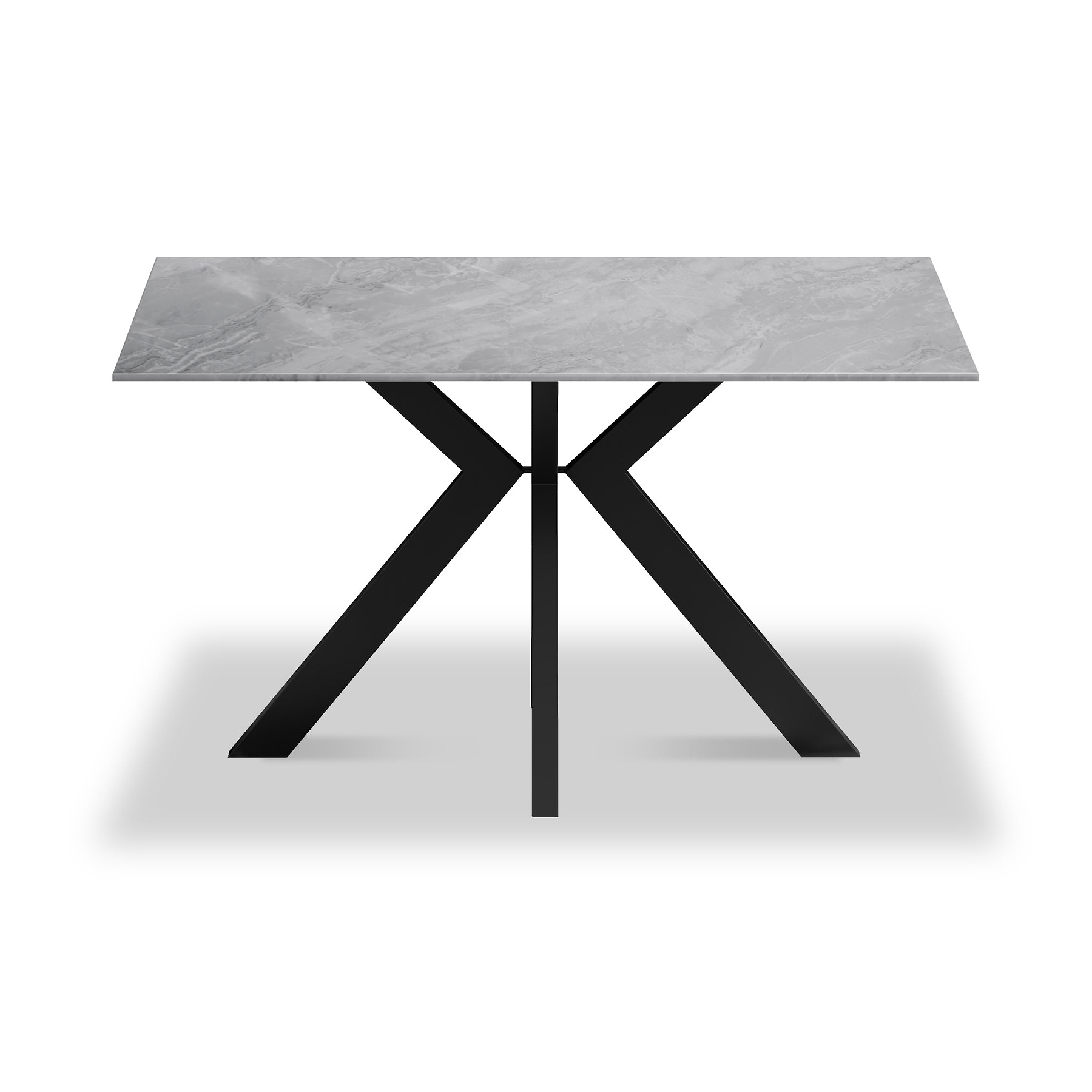 Arvell Pearla Grey Ceramic 135cm Dining Table from Roseland Furniture