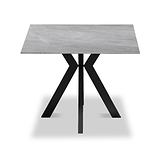 Arvell Pearla Grey Ceramic 135cm Dining Table from Roseland Furniture