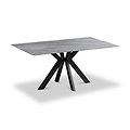 Valmere Ceramic 160cm Dining Table Argentina Grey from Roseland Furniture
