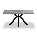 Valmere Ceramic 160cm Dining Table Argentina Grey from Roseland Furniture