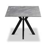 Valmere Ceramic 160cm Dining Table Argentina Grey from Roseland Furniture
