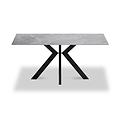 Arvell Ceramic 160cm Dining Table Pearla Grey from Roseland Furniture