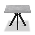 Arvell Ceramic 160cm Dining Table Pearla Grey from Roseland Furniture