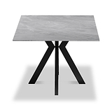 Arvell Ceramic 160cm Dining Table Pearla Grey from Roseland Furniture