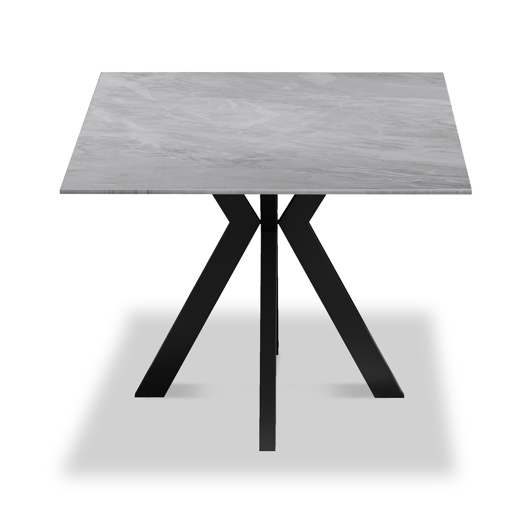 Arvell Ceramic 160cm Dining Table Pearla Grey from Roseland Furniture