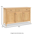 Towan Extra Large Sideboard from Roseland Furniture