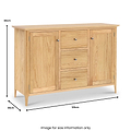 Towan Large Sideboard from Roseland Furniture