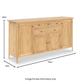 Towan Grand Extra Large Sideboard from Roseland Furniture