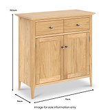 Towan Small Sideboard from Roseland Furniture