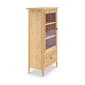 Towan Glass Bookcase With Drawer from Roseland Furniture