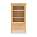 Towan Glass Bookcase With Drawer from Roseland Furniture