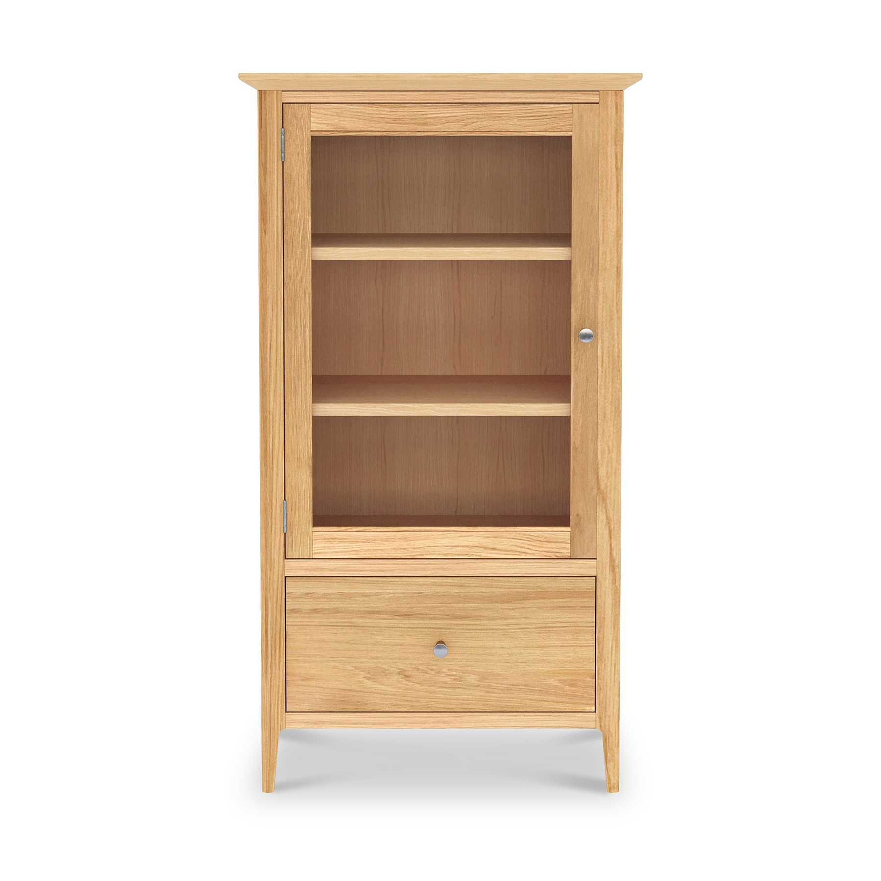 Towan Glass Bookcase With Drawer from Roseland Furniture