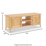 Towan 120cm TV Unit from Roseland Furniture