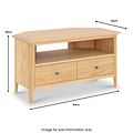 Towan Corner TV Unit from Roseland Furniture
