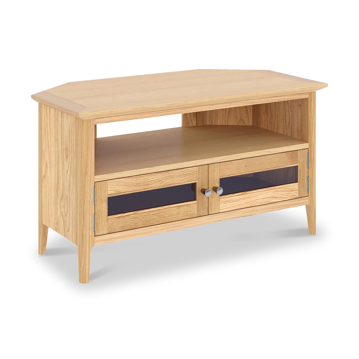 Towan Glass Corner TV Unit from Roseland Furniture