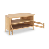 Towan Glass Corner TV Unit from Roseland Furniture