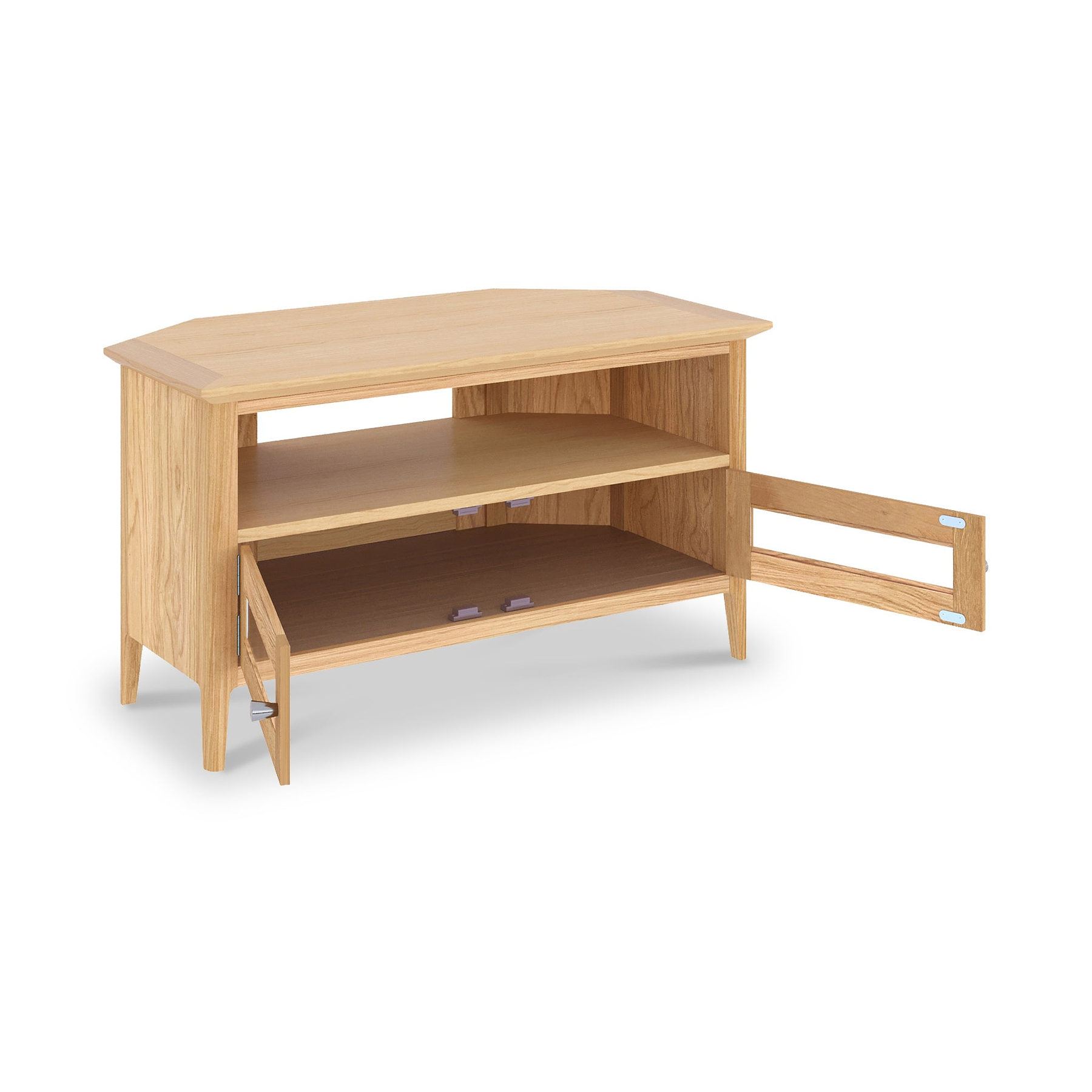 Towan Glass Corner TV Unit from Roseland Furniture