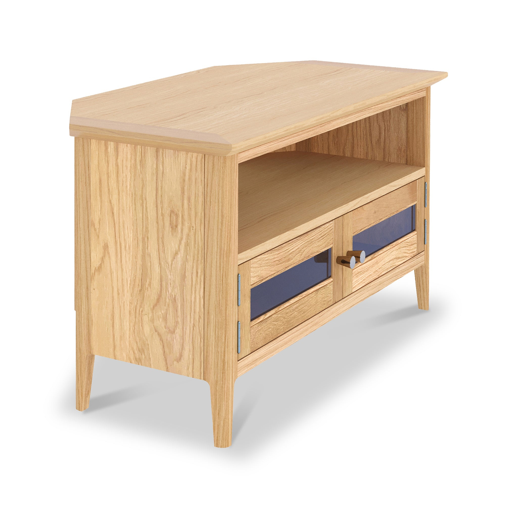 Towan Glass Corner TV Unit from Roseland Furniture