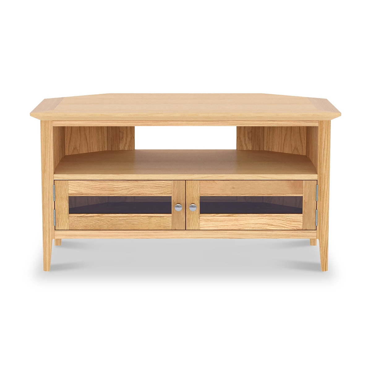 Towan Glass Corner TV Unit from Roseland Furniture
