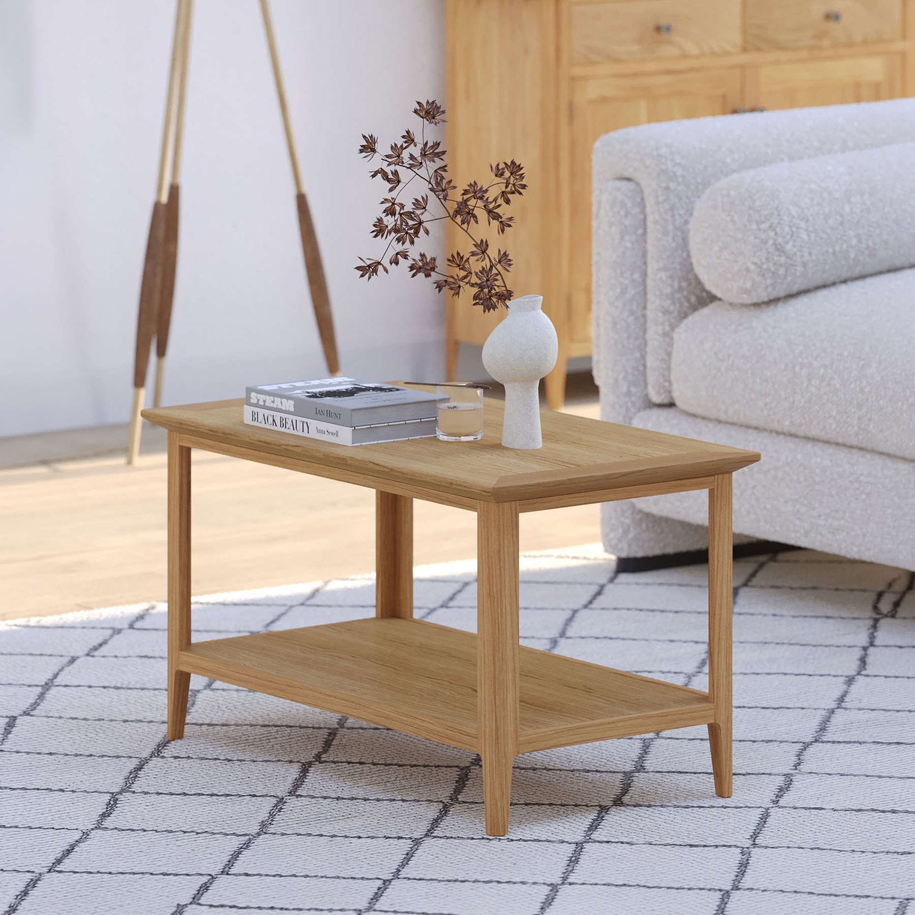 Towan Coffee Table With Shelf from Roseland Furniture