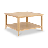 Towan Square Coffee Table With Shelf from Roseland Furniture