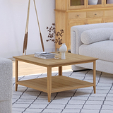 Towan Square Coffee Table With Shelf from Roseland Furniture