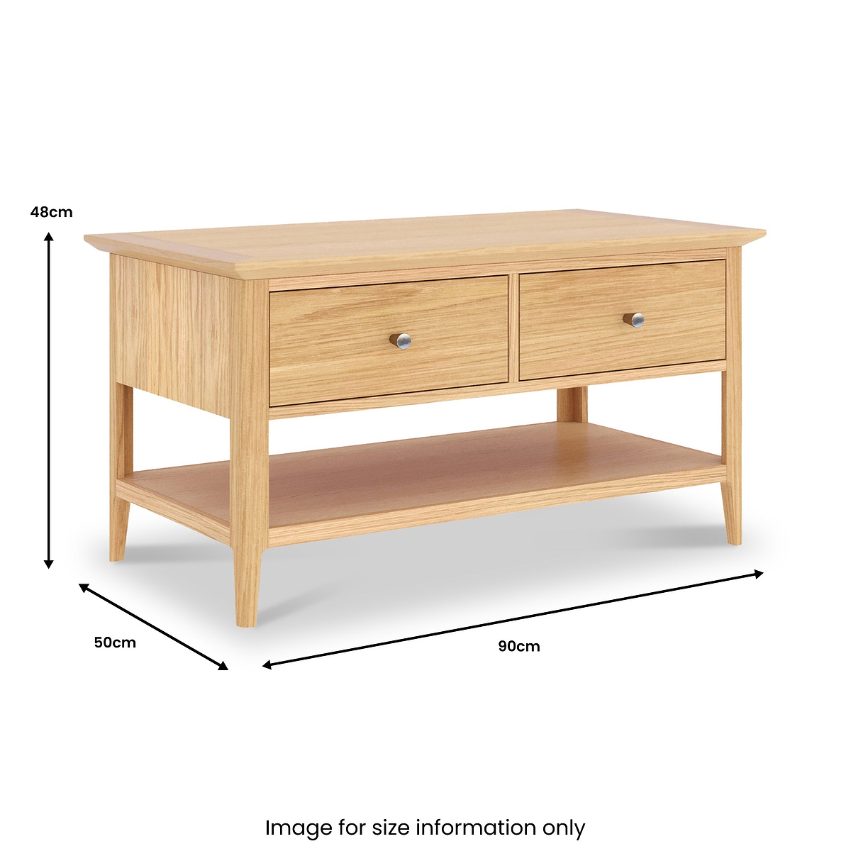 Towan 2 Drawer Coffee Table from Roseland Furniture