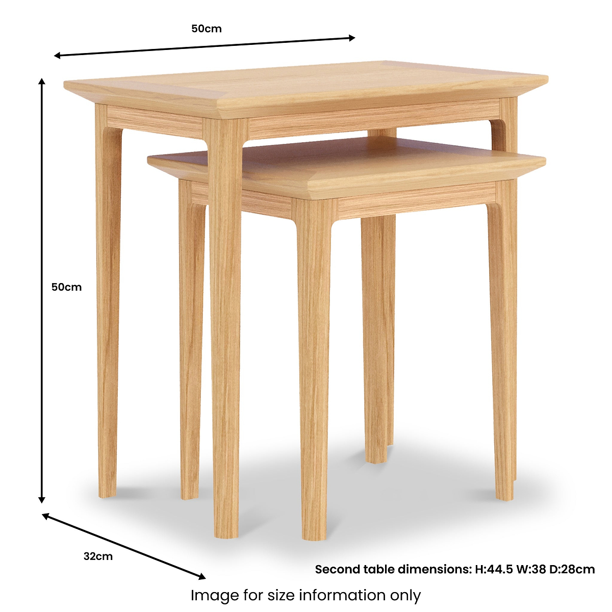 Towan Nest of 2 Tables from Roseland Furniture