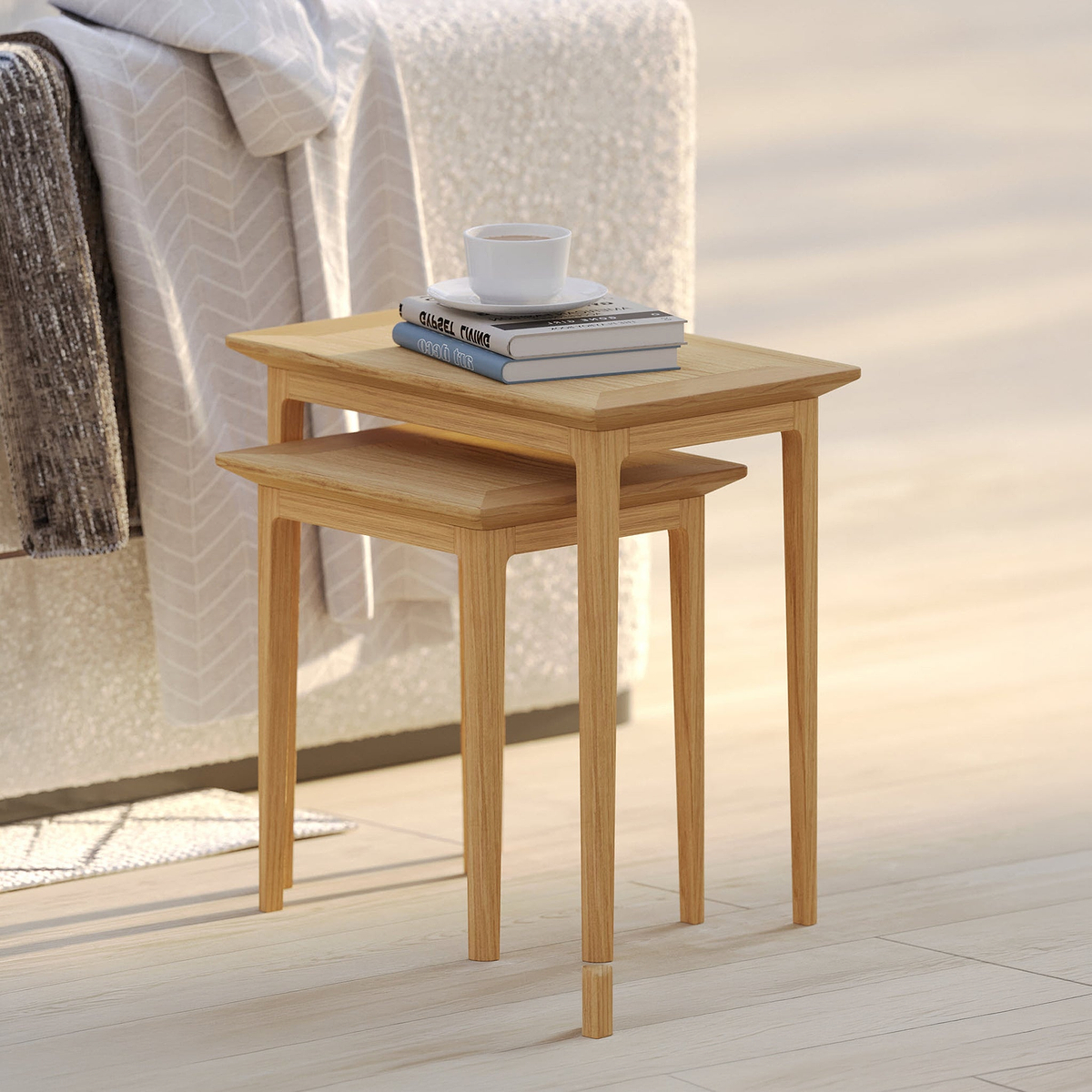 Towan Nest of 2 Tables from Roseland Furniture