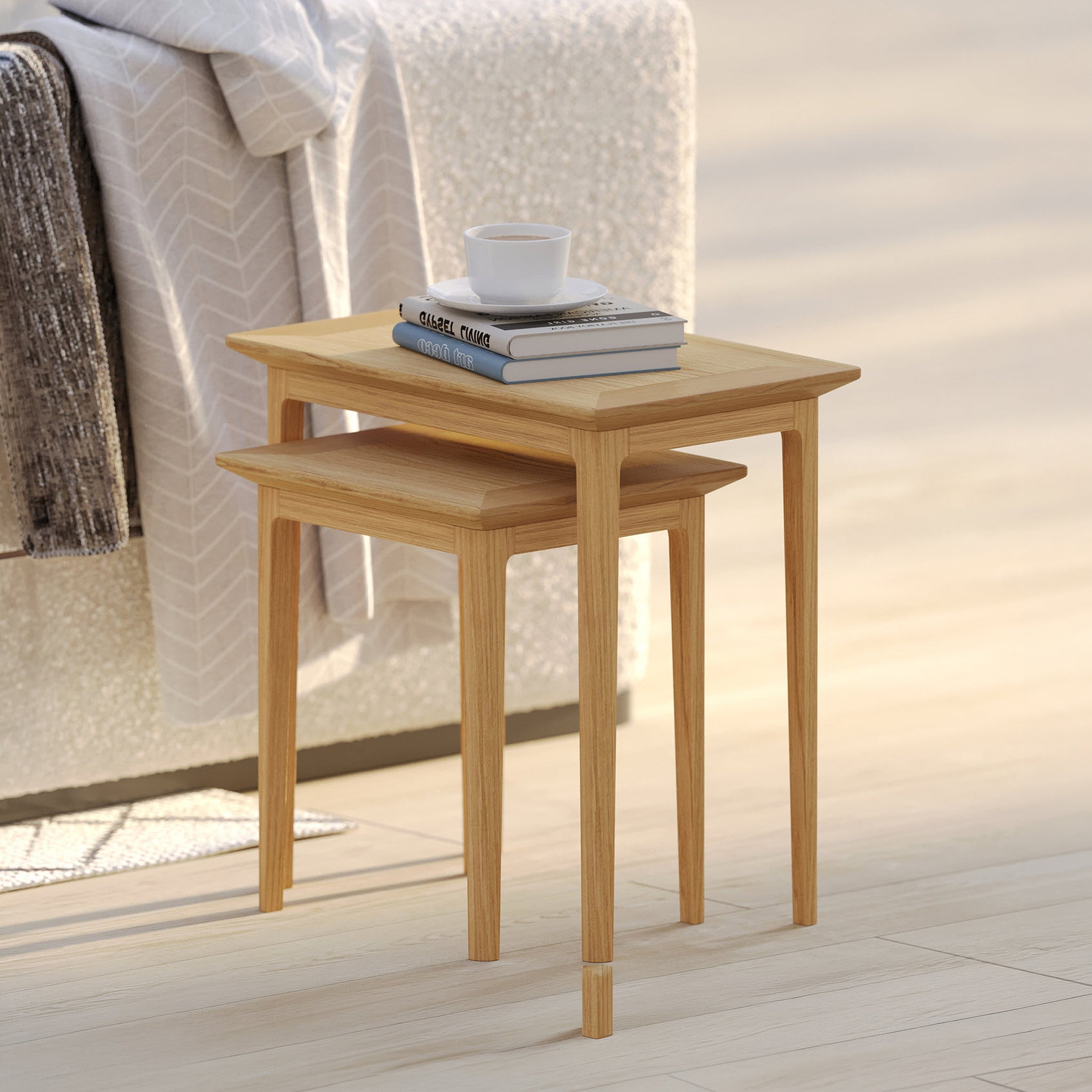 Towan Nest of 2 Tables from Roseland Furniture