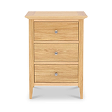 Towan 3 Drawer Bedside from Roseland Furniture