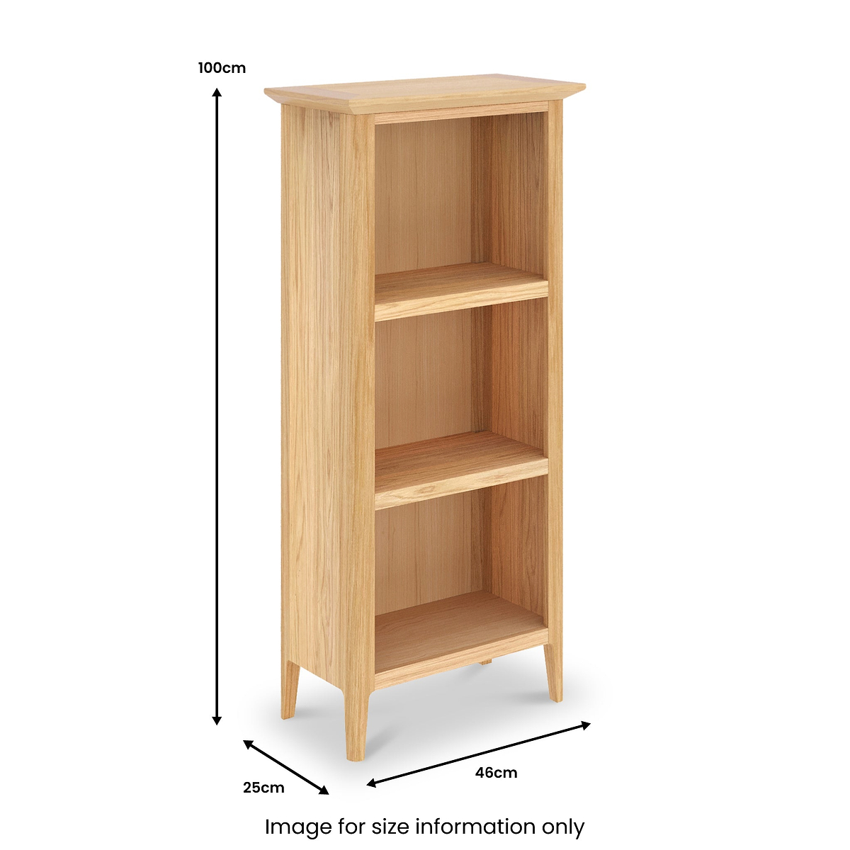 Towan Small Bookcase from Roseland Furniture