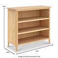 Towan Low Bookcase from Roseland Furniture