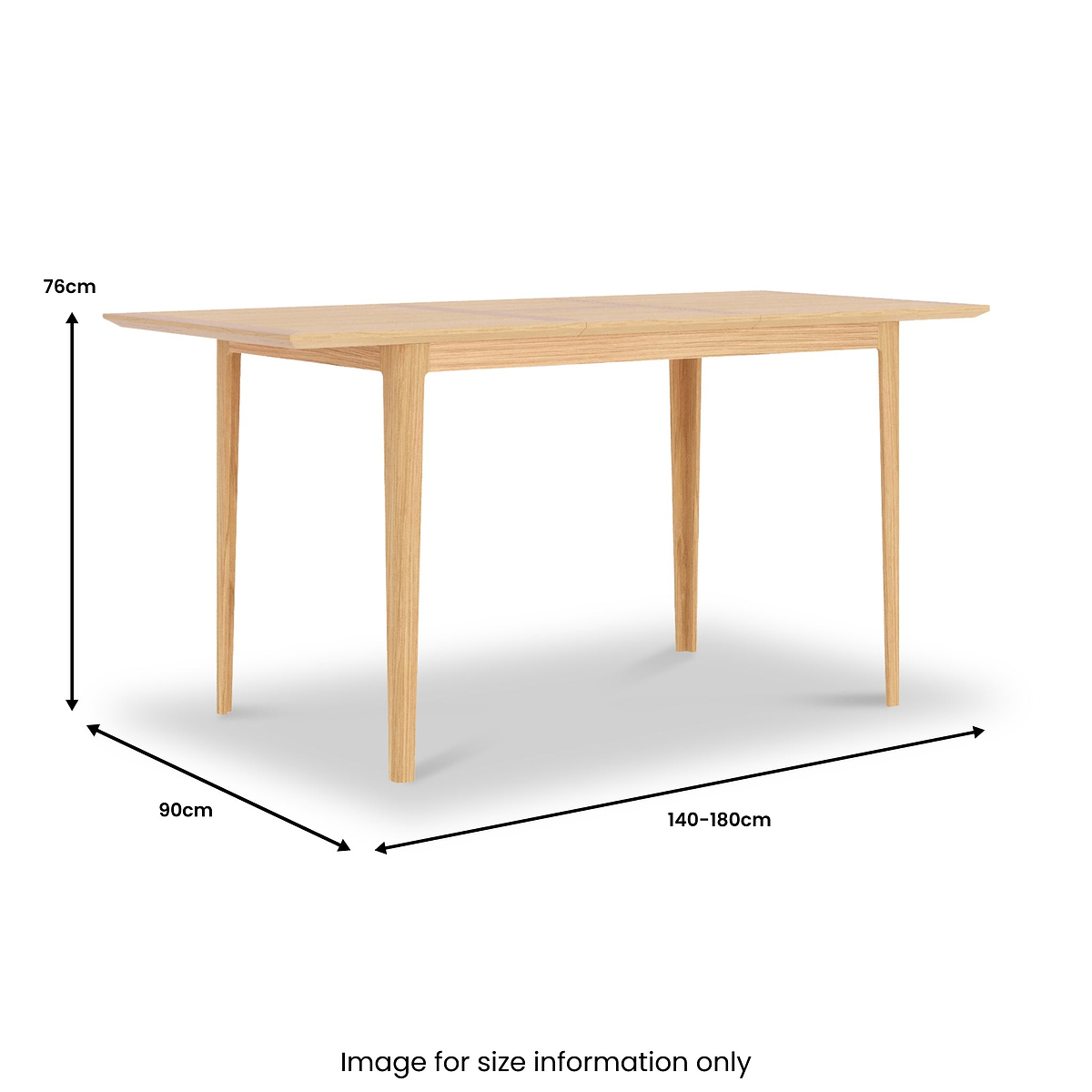 Towan 140 180cm Extendable Dining Table from Roseland Furniture