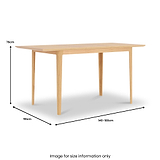 Towan 140 180cm Extendable Dining Table from Roseland Furniture