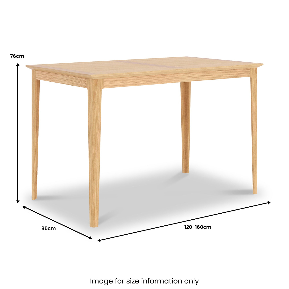 Towan 120 160cm Extendable Dining Table from Roseland Furniture